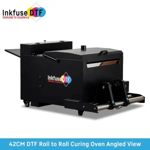 42CM DTF Roll to Roll Curing Oven Angled Profile