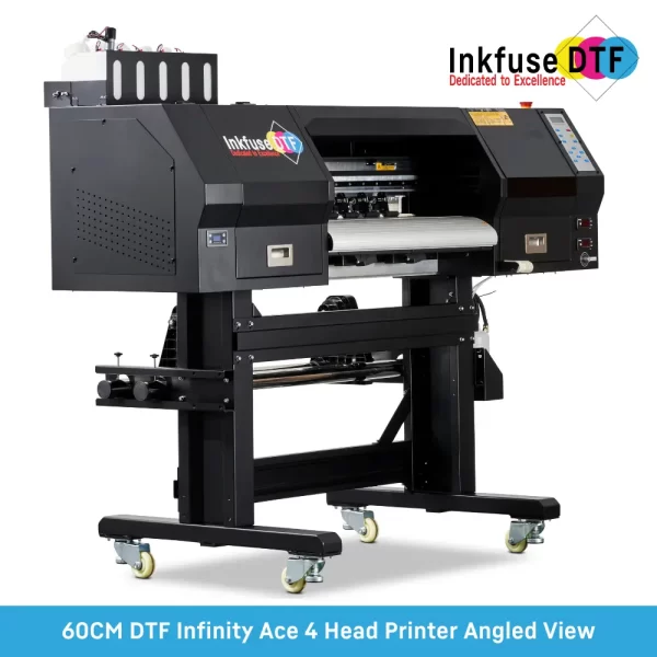 60CM DTF Infinity Ace 4 Head Printer Angled View