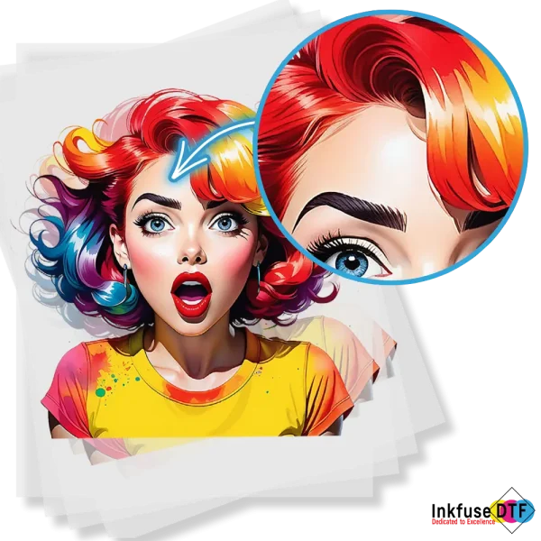 Bright Hair DTF Sample
