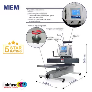 Swing-Away Heat Press 40cmx50cm