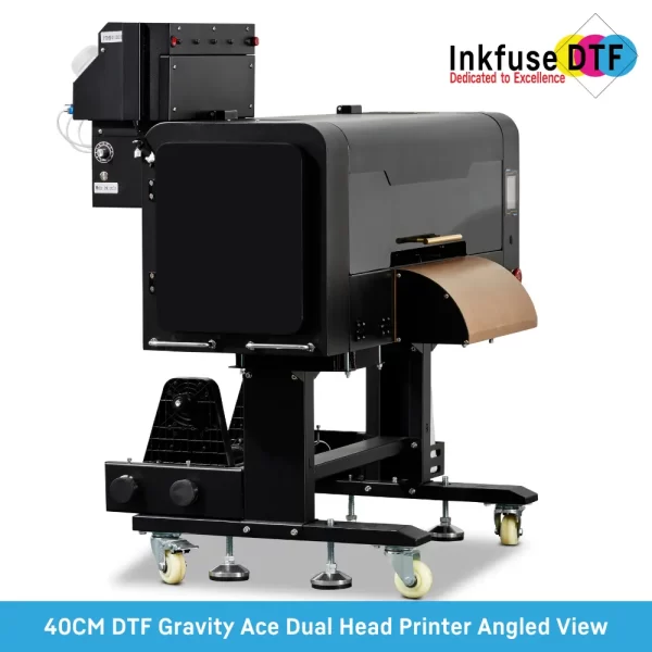 40CM DTF Gravity Ace Dual Head Printer Angled View