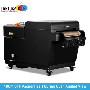 40CM DTF Vacuum Belt Curing Oven Angled View