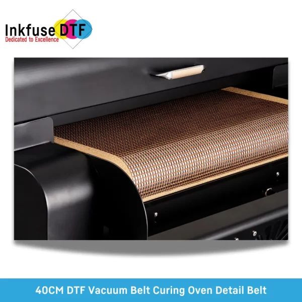 40CM DTF Vacuum Belt Curing Oven Detail Belt