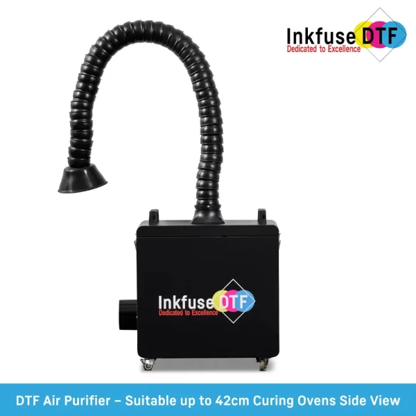 DTF Air Purifier – Suitable up to 42cm Curing Ovens Side View