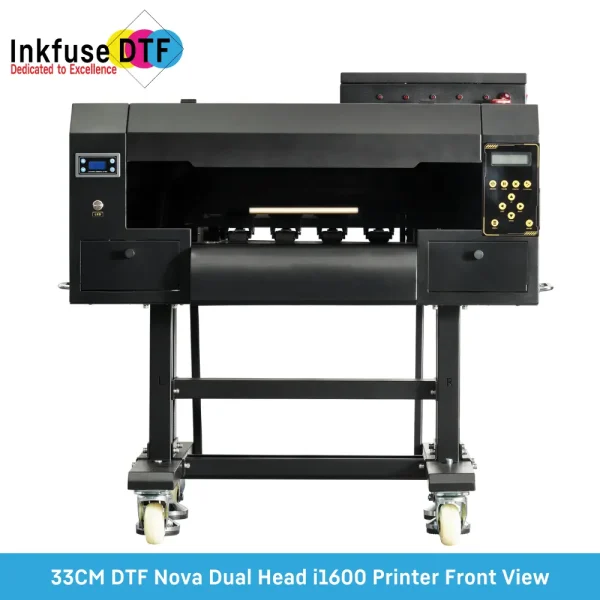 33CM DTF Nova Dual Head i1600 Printer Printer Front View