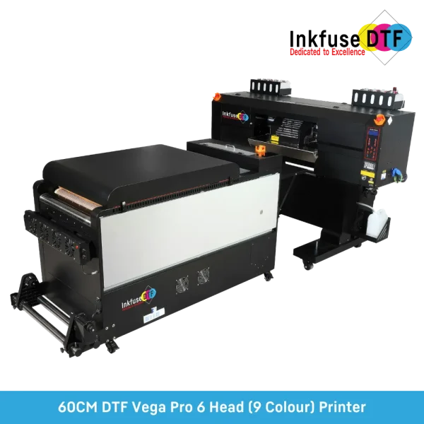 60CM DTF Vega Pro 6 Head (9 Colour) Printer Angled View (2)