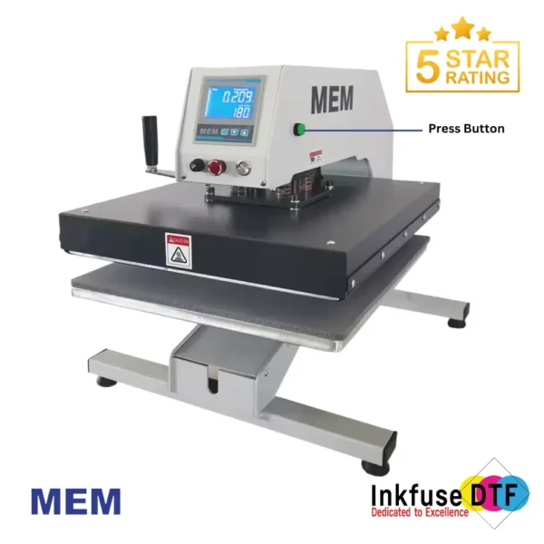 InkfuseDTF Pneumatic Swing Away Heat Press Side Power V3