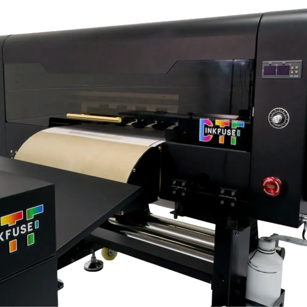 40cm DTF Gravity ace dual head printer roll to roll curing oven bundle 2