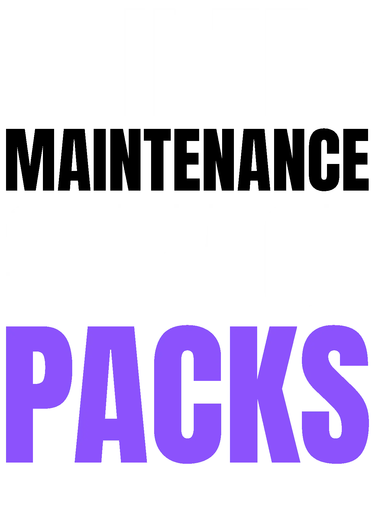 Printer Maintenance Packs V2