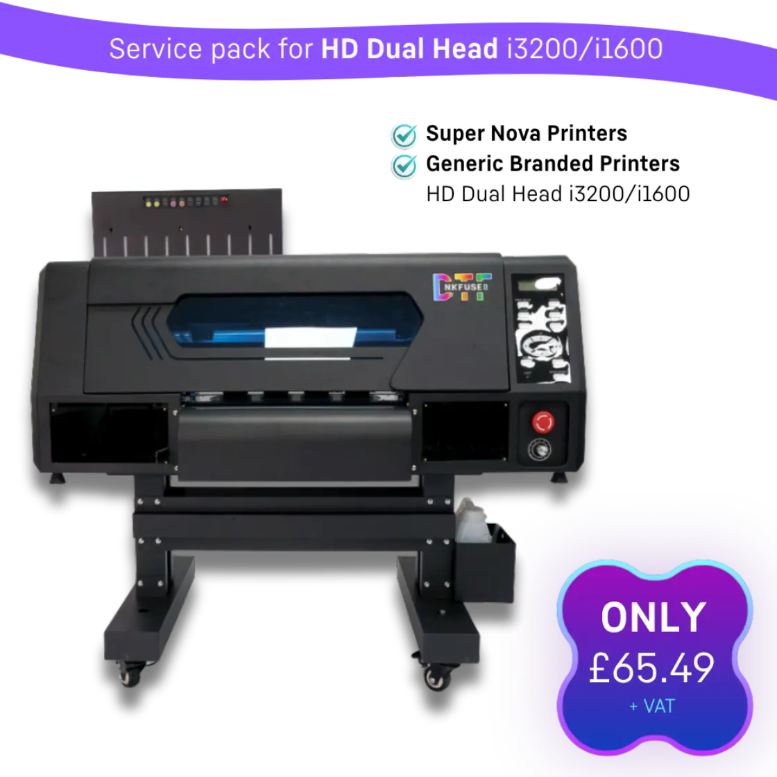 Printer Maintenance Service pack for Dual Head HD i3200/i1600 (Super Nova & Generic)